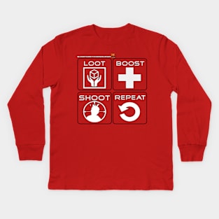 For the perfect gamer Kids Long Sleeve T-Shirt